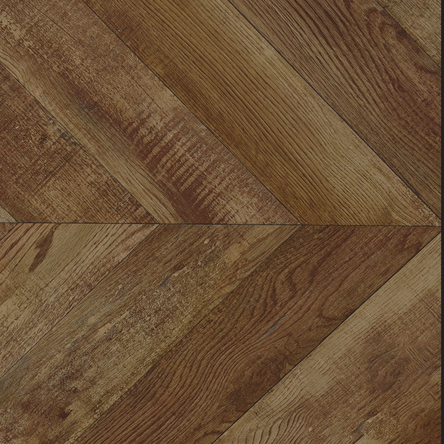 Herringbone - 3 Panel Screen - Brown