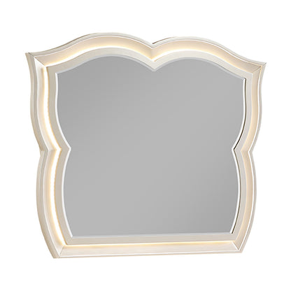 Flora - Framed Mirror With LED Lighting (Dresser Not Included) - Champagne