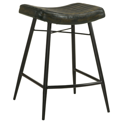 Ridgeway - Upholstered Counter Stool (Set of 2) - Espresso