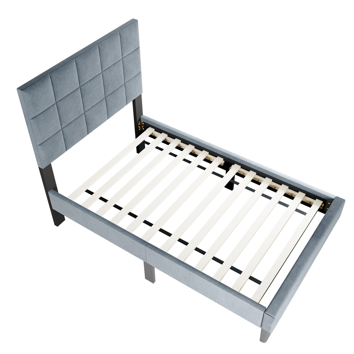 Modern Bed With Adjustable Headboard