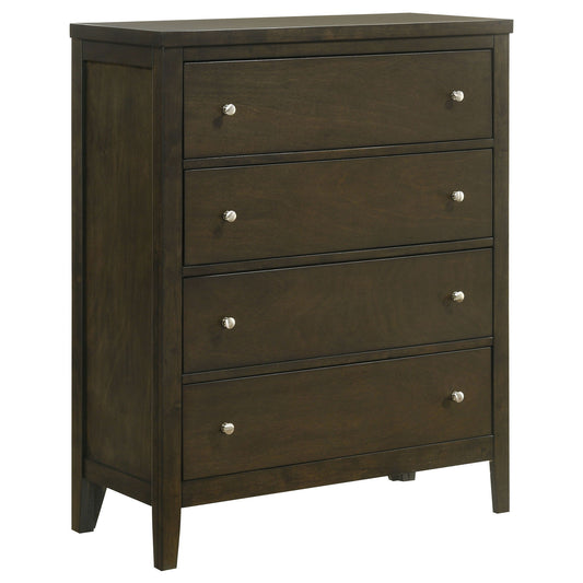 Clement - 4 Drawer Chest Of Drawers - Espresso
