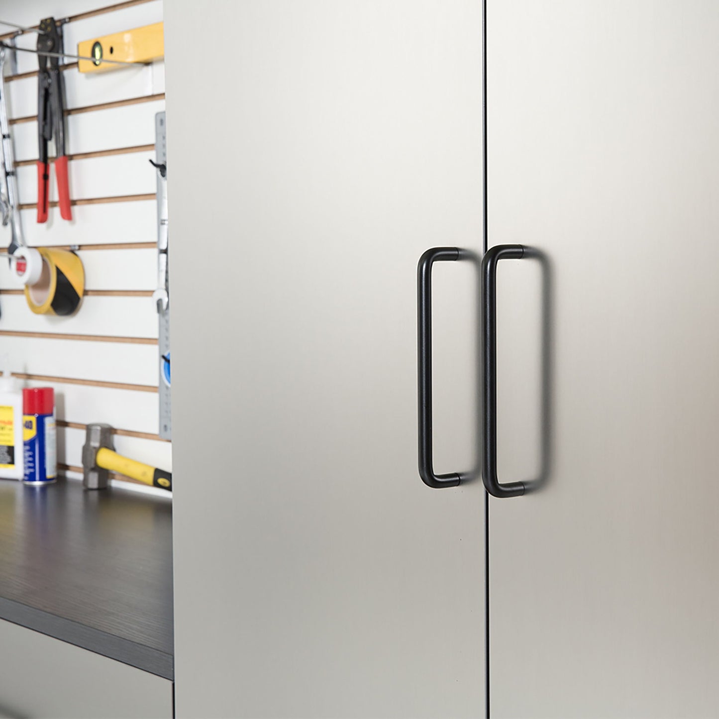 Astro Series - Metal Wall Mounted Storage Cabinet With Soft Closing Drawers