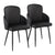 Black / Faux Leather