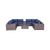 Blue / 2 Pc. U-Shaped Sectional And Table