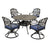 Blue / 5 Pc. Table, 4 Chairs