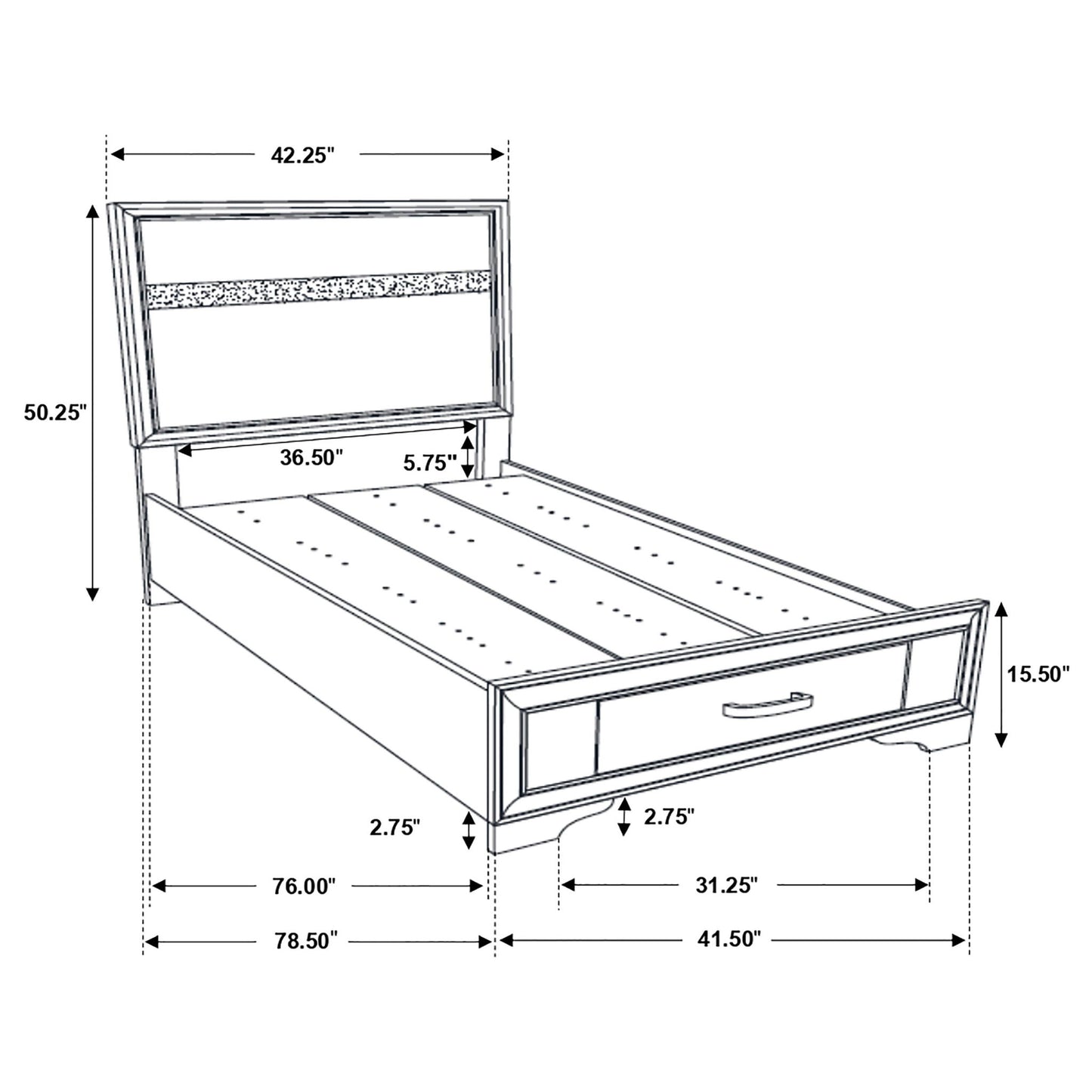 Annie - 4 Piece Bedroom Set
