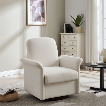 Modern Swivel Barrel Accent Chair With Base