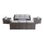 Dark Brown / 4 Pc. 2 Sofas, 2 Chairs And Table