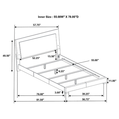 Dulcey - Bedroom Set With LED