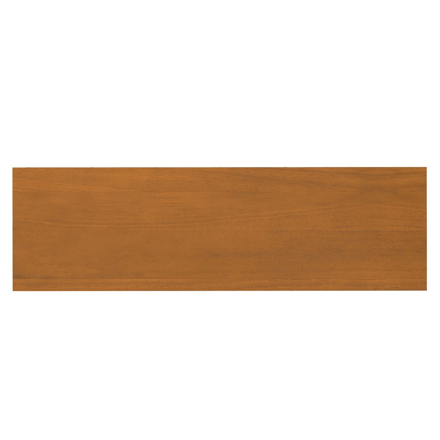 The Warm Shaker TV Media Stand features a rectangular design with a smooth, light brown finish and subtle horizontal wood grain patterns.