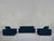 2-1-1 Sofa & Armchair Set - Navy Blue / Extra-Deep