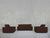 2-1-1 Sofa & Armchair Set - Chocolate Brown / Extra-Deep