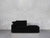 2-Seat Modular Lounger Loveseat - Onyx Black / Classic / Corner Left