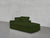 2-Seat Modular Lounger Loveseat - Olive Green / Extra-Deep / Corner Left