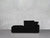 2-Seat Modular Lounger Loveseat - Onyx Black / Classic / Corner Right