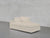 2-Seat Modular Lounger Loveseat - Sand Beige / Extra-Deep / Corner Left