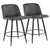 Dark Gray / Faux Leather