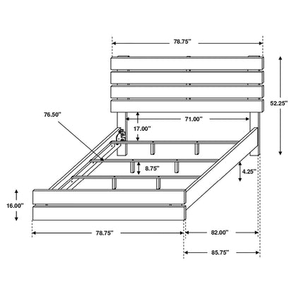 Geary - Panel Bed
