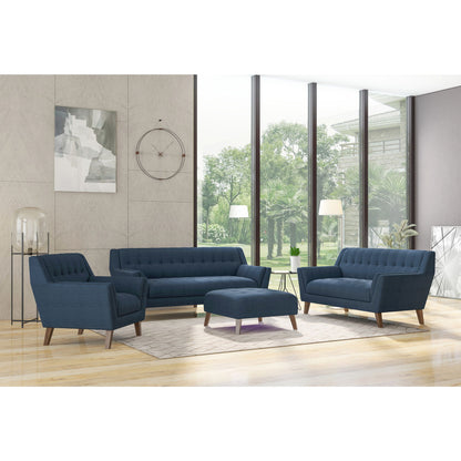 Loveseat - Blue - Fabric