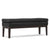 Black / 44.5"W x 15"D x 17.5"H