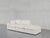 3-Seat Modular Lounger Sofa - Oatmeal Beige / Extra-Deep / Corner Left