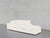 3-Seat Modular Lounger Sofa - Ivory White / Extra-Deep / Corner Left
