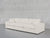 3-Seat Modular Sofa - Oatmeal Beige / Extra-Deep