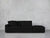 3-Seat Modular Lounger Sofa - Charcoal Black / Classic / Corner Left