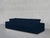 3-Seat Modular Sofa - Navy Blue / Extra-Deep