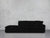 3-Seat Modular Lounger Sofa - Onyx Black / Classic / Corner Right