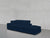 3-Seat Modular Lounger Sofa - Navy Blue / Extra-Deep / Corner Left