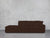 3-Seat Modular Lounger Sofa - Chocolate Brown / Classic / Corner Right