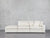 3-Seat Modular Lounger Sofa - Natural White / Classic / Corner Right