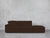 3-Seat Modular Lounger Sofa - Chocolate Brown / Classic / Corner Left