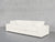 3-Seat Modular Sofa - Ivory White / Extra-Deep