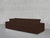 3-Seat Modular Sofa - Chocolate Brown / Extra-Deep