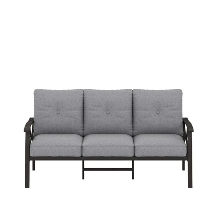 All-Weather 3 Seat Patio Sofa With Cushions