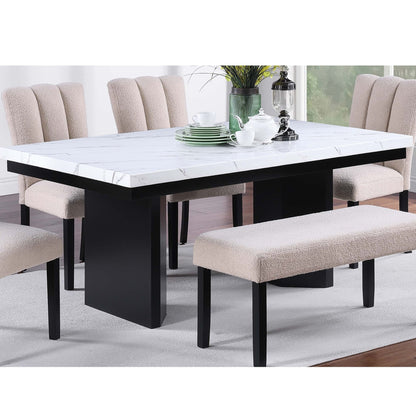 Dining Table For Kitchen - Black / White
