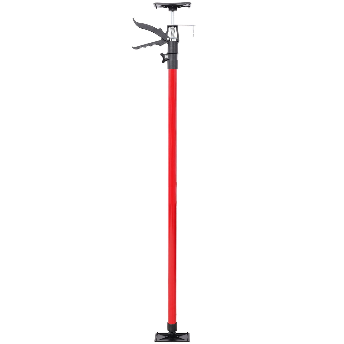 Adjustable Steel Support Pole System For Jacks And Drywalls With Carry Bag - Black / Red