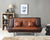 Dark Brown / Faux Leather