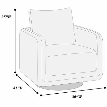 Swivel Accent Chair Upholstered