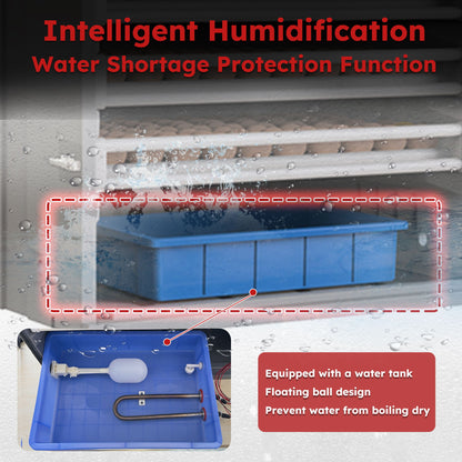Commercial Egg Digital Cabinet Incubator With Auto Temperature & Humidity Control