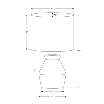 Lighting, Table Lamp Modern - Cream