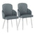 Gray / Faux Leather