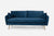 Park Sofa - Blue Velvet / Gold