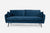 Park Sofa - Blue Velvet / Black
