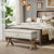 Beige / 35.1"W x 15.7"D x 20.1"H