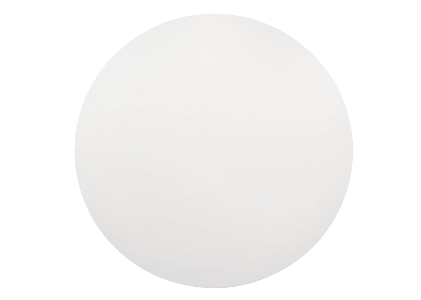 The Jasper Wide Contemporary Round Dining Table Set is displayed from a top-down view against a white background.