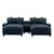 Blue / 111"W x 61.3"D x 34.8"H