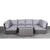 Dark Gray / 2 Pc. U-Shaped Sectional And Table